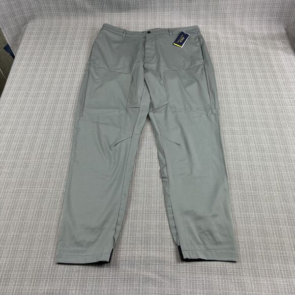 Polo Ralph Lauren Pants 36 Slim Fit Performance Joggers Grey Golf Comfort New - Picture 1 of 11